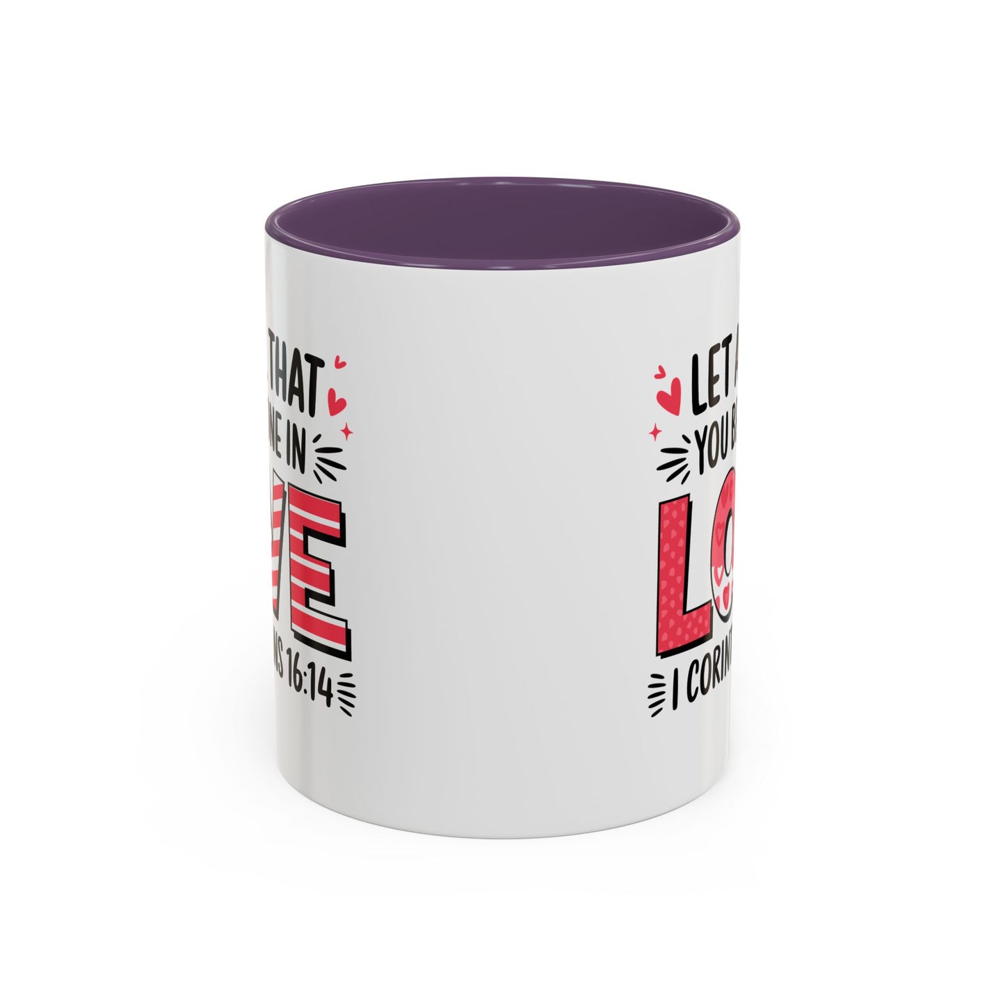 Inspirational Love Coffee Mug - Perfect for Gift Giving, Home, Office, Motivational Design, Valentine's Day Mug, Christian Gift