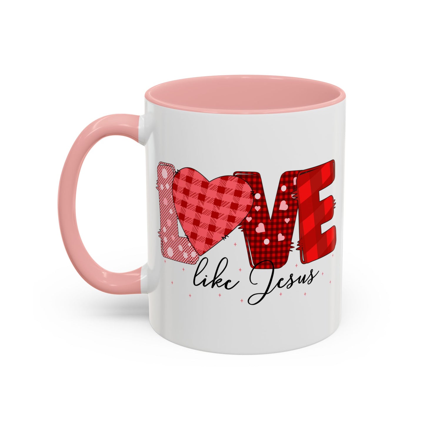 Love Like Jesus Accent Coffee Mug - Perfect Gift for Coffee Lovers, Inspirational Mug for Holidays, Home Décor, Christian Gifts, Home
