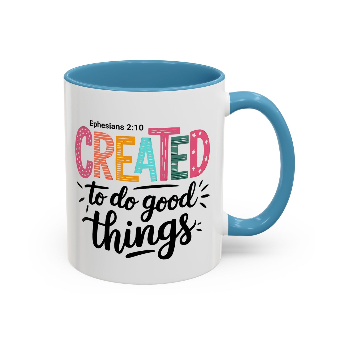 Inspirational Accent Coffee Mug - Perfect for Gifts, Home Decor, Faith-Based Inspirations, Motivational Quotes, Christian Encouragement