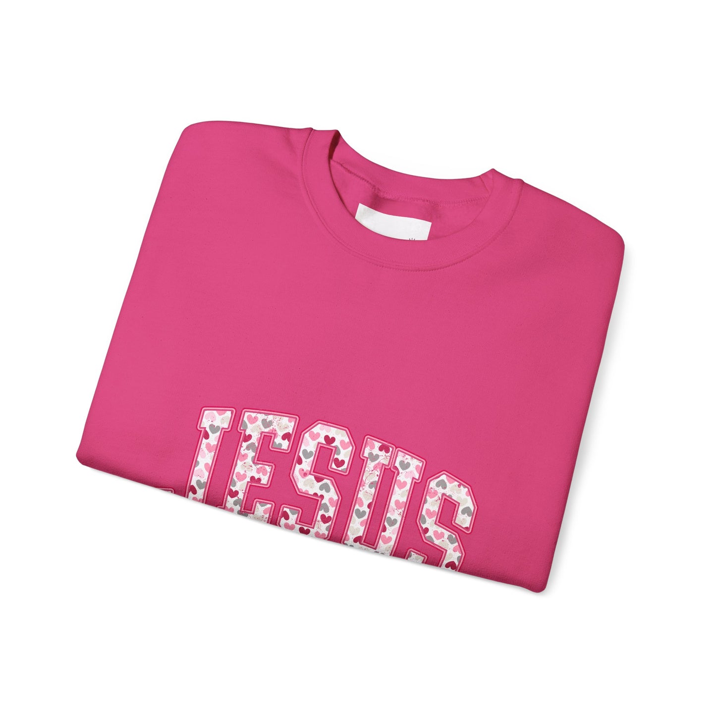 Inspirational Jesus Crewneck Sweatshirt - Faith-Based Apparel, Christian Gift, Cozy Style, Casual Wear, Spiritual Vibe