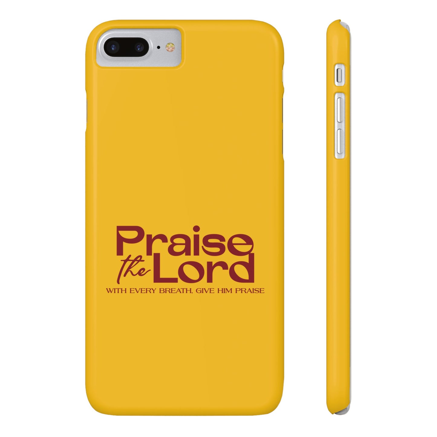 Praise the Lord Slim Phone Case - Inspirational Christian Design