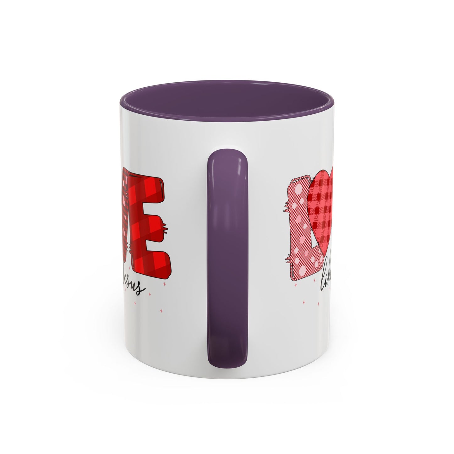 Love Like Jesus Accent Coffee Mug - Perfect Gift for Coffee Lovers, Inspirational Mug for Holidays, Home Décor, Christian Gifts, Home