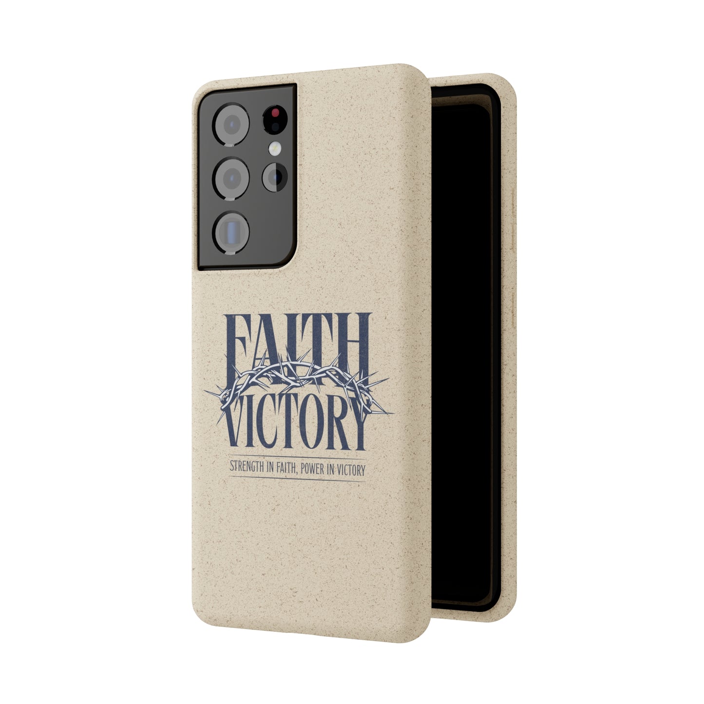 Biodegradable Phone Case - Faith & Victory Design
