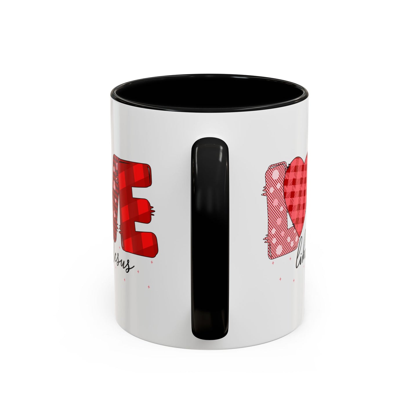 Love Like Jesus Accent Coffee Mug - Perfect Gift for Coffee Lovers, Inspirational Mug for Holidays, Home Décor, Christian Gifts, Home
