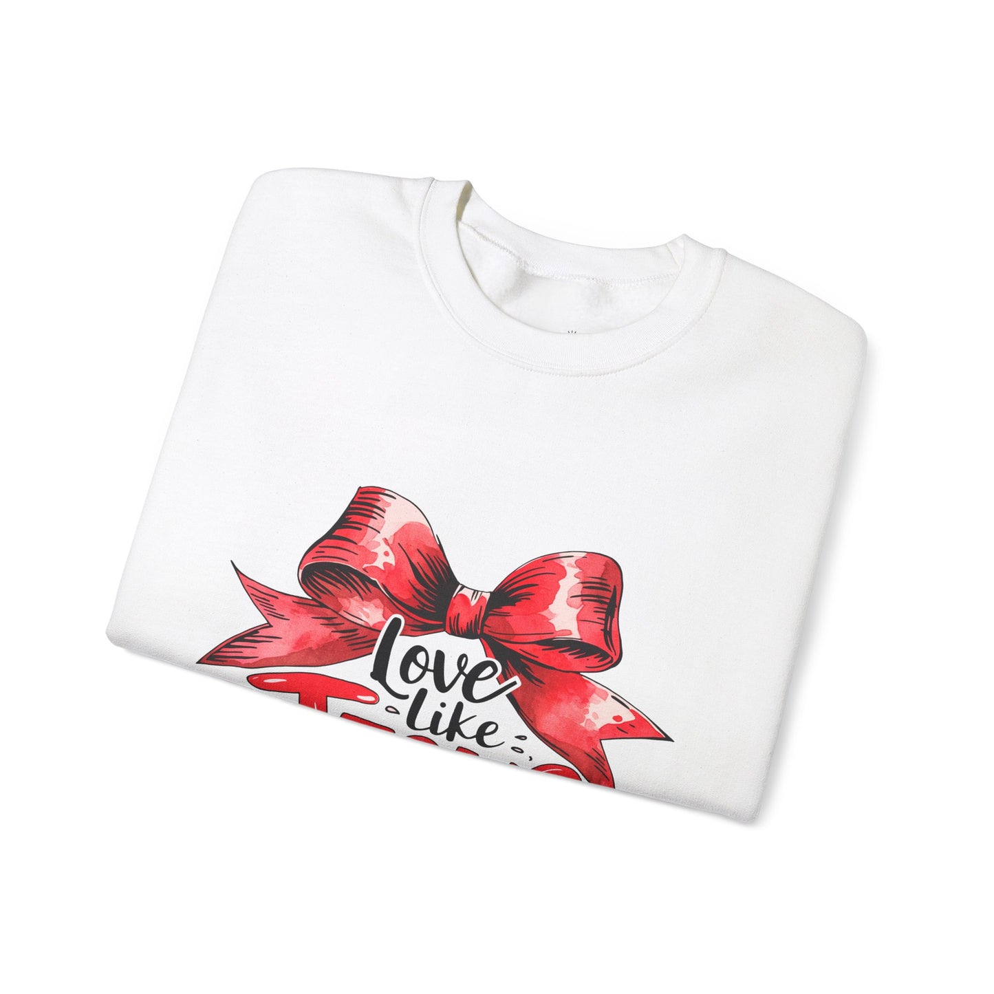 Love Like Jesus Sweatshirt | Inspirational Crewneck | Faith-Based Apparel | Christian Gift | Cozy Church Wear, Religious Motivation,