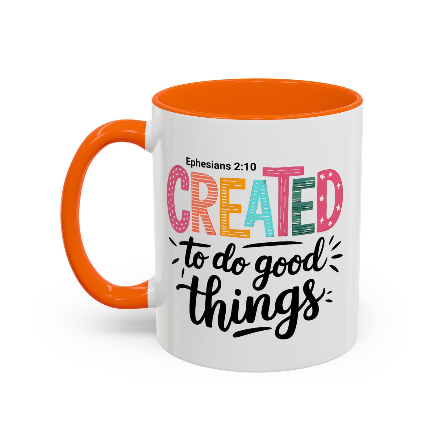 Inspirational Accent Coffee Mug - Perfect for Gifts, Home Decor, Faith-Based Inspirations, Motivational Quotes, Christian Encouragement