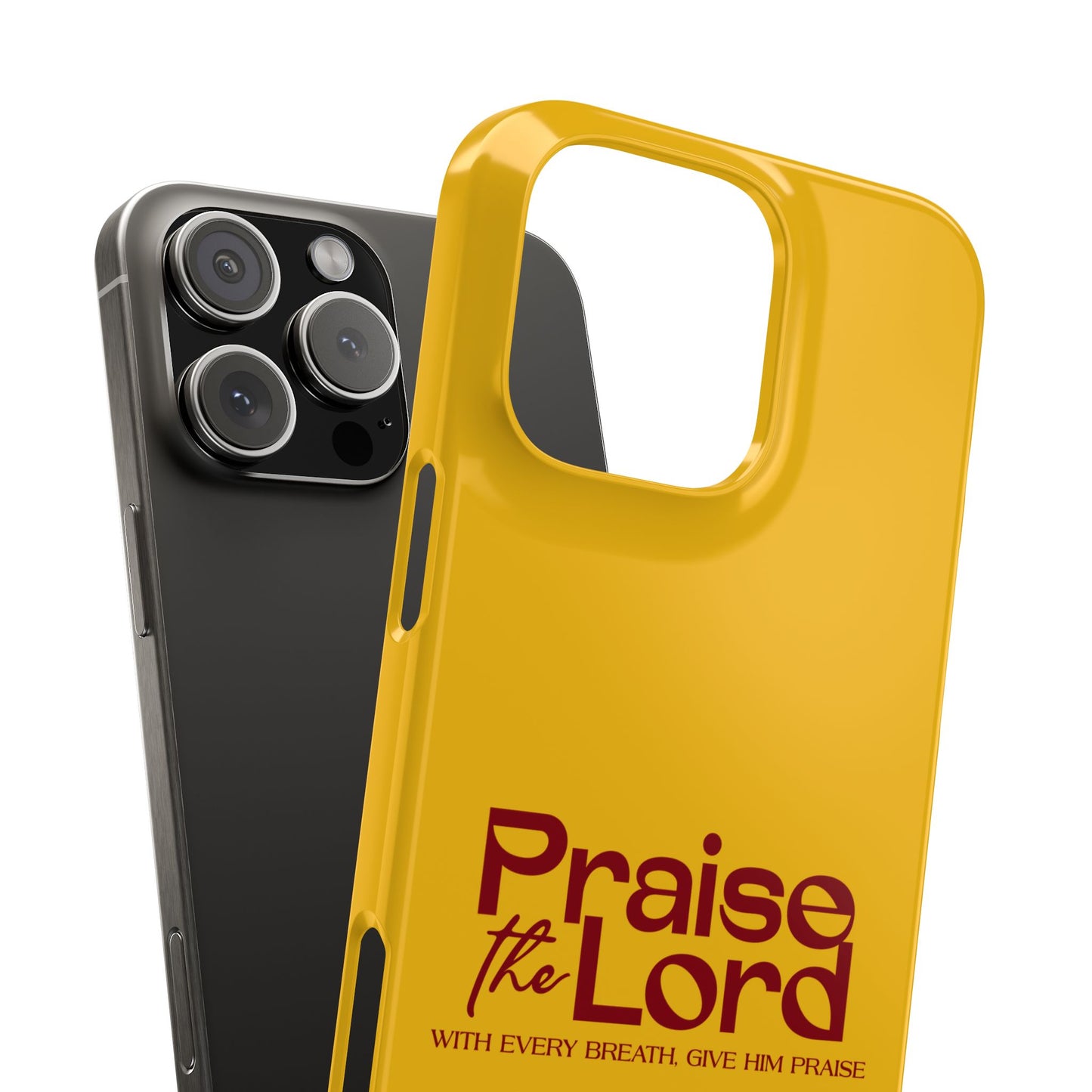 Praise the Lord Slim Phone Case - Inspirational Christian Design