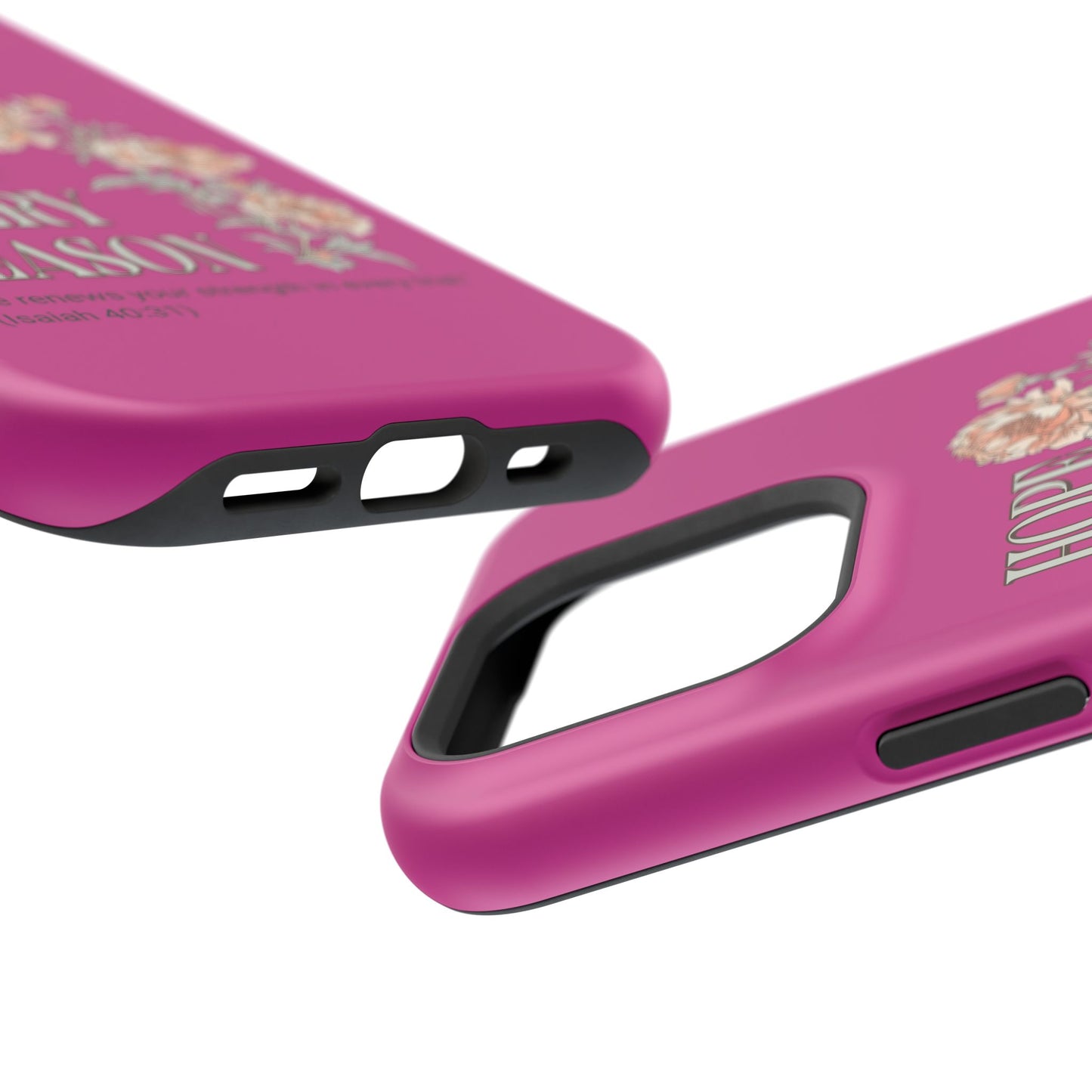 Inspirational Floral Magnetic Tough Case - "Hope in Every Season"