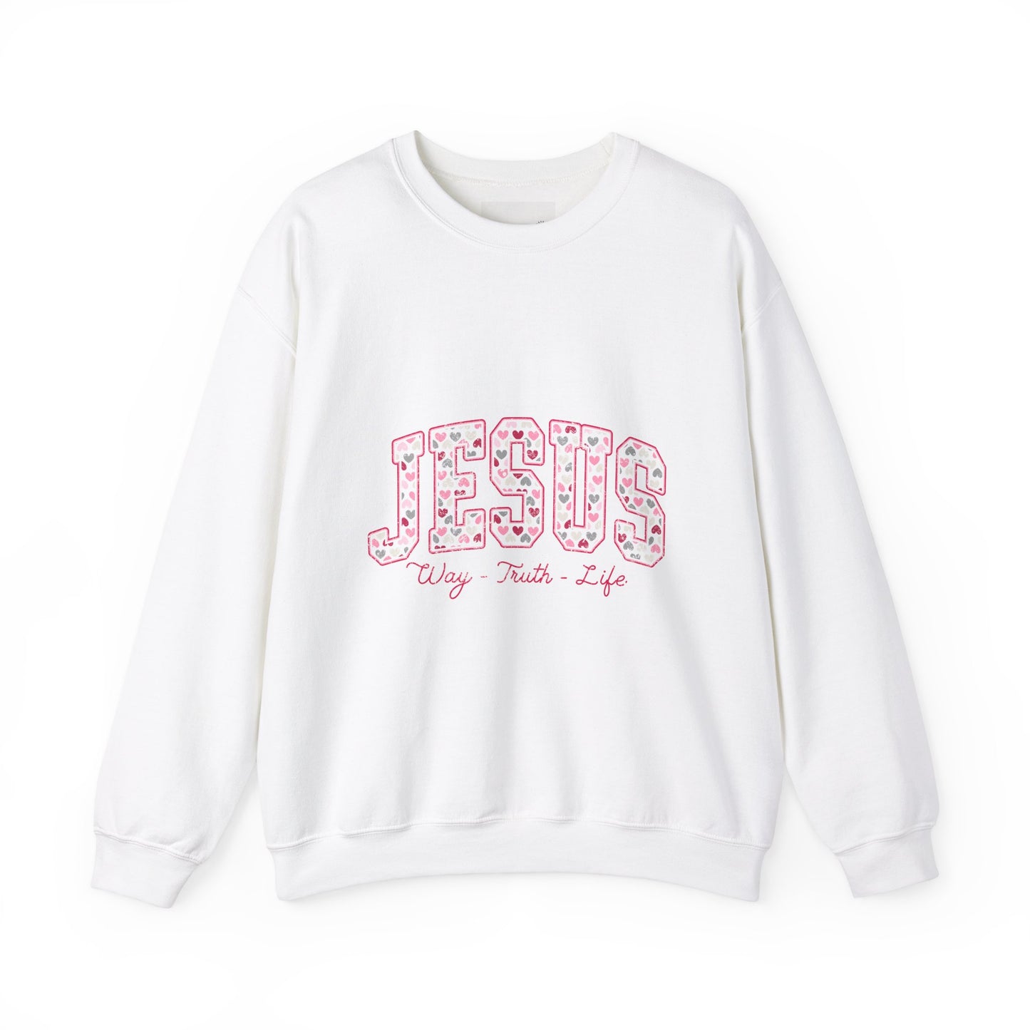 Inspirational Jesus Crewneck Sweatshirt - Faith-Based Apparel, Christian Gift, Cozy Style, Casual Wear, Spiritual Vibe