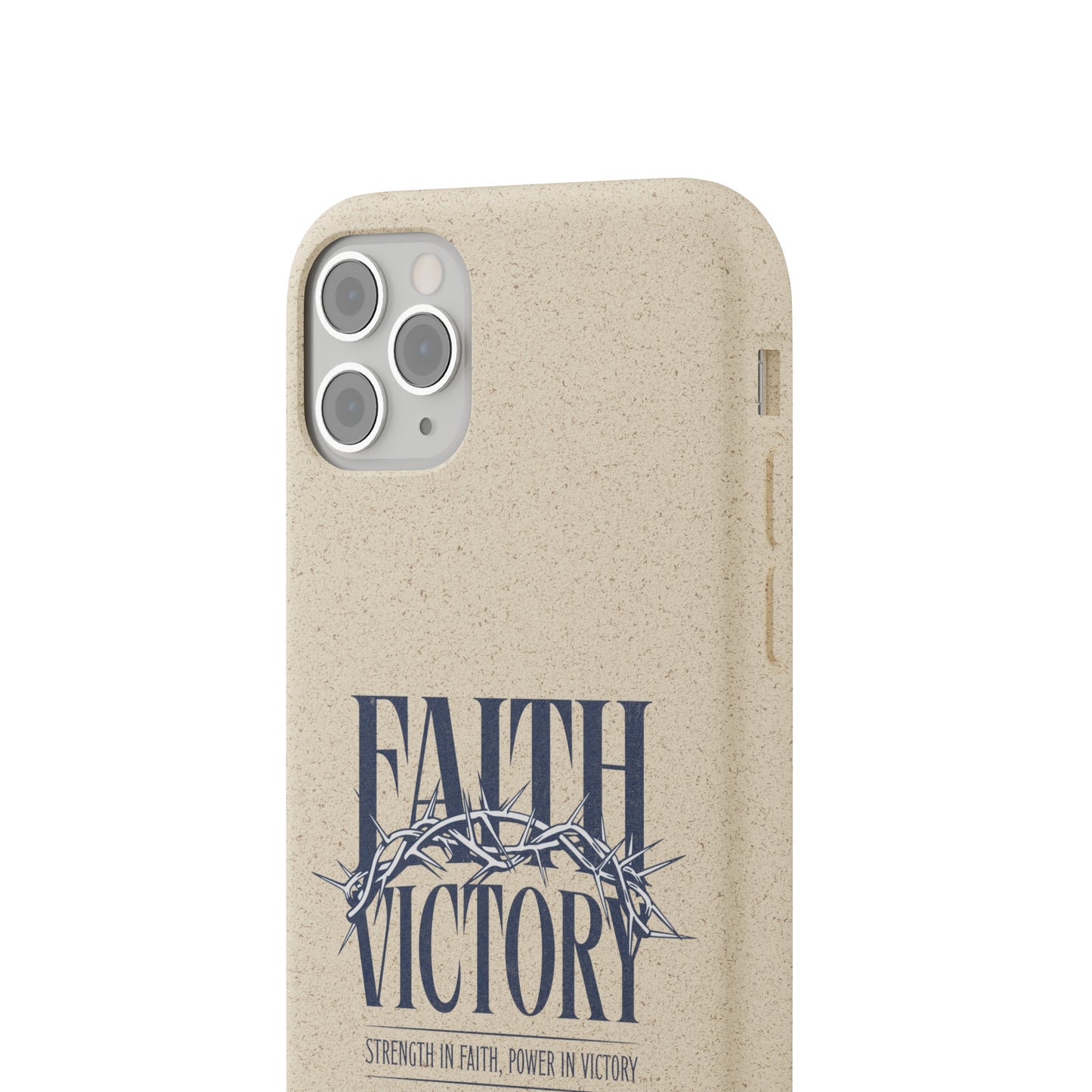 Biodegradable Phone Case - Faith & Victory Design