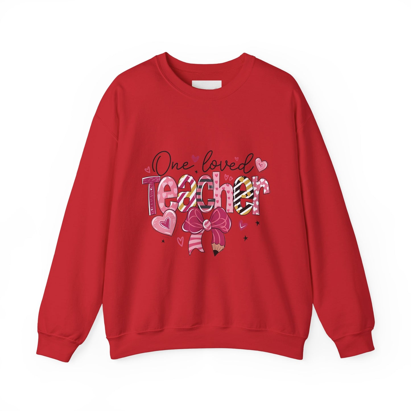 One Loved Teacher Sweatshirt, Gift for Teacher, Educational Apparel, Teacher Appreciation, Classroom Style, Unisex Crewneck
