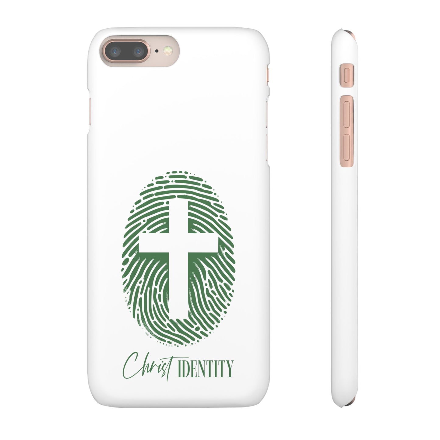 Inspirational Christ Identity Snap Case - Faith-Based Phone Cover