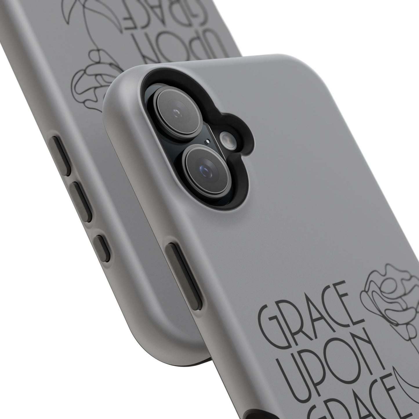 Inspirational Magnetic Phone Case - 'Grace Upon Grace' Design