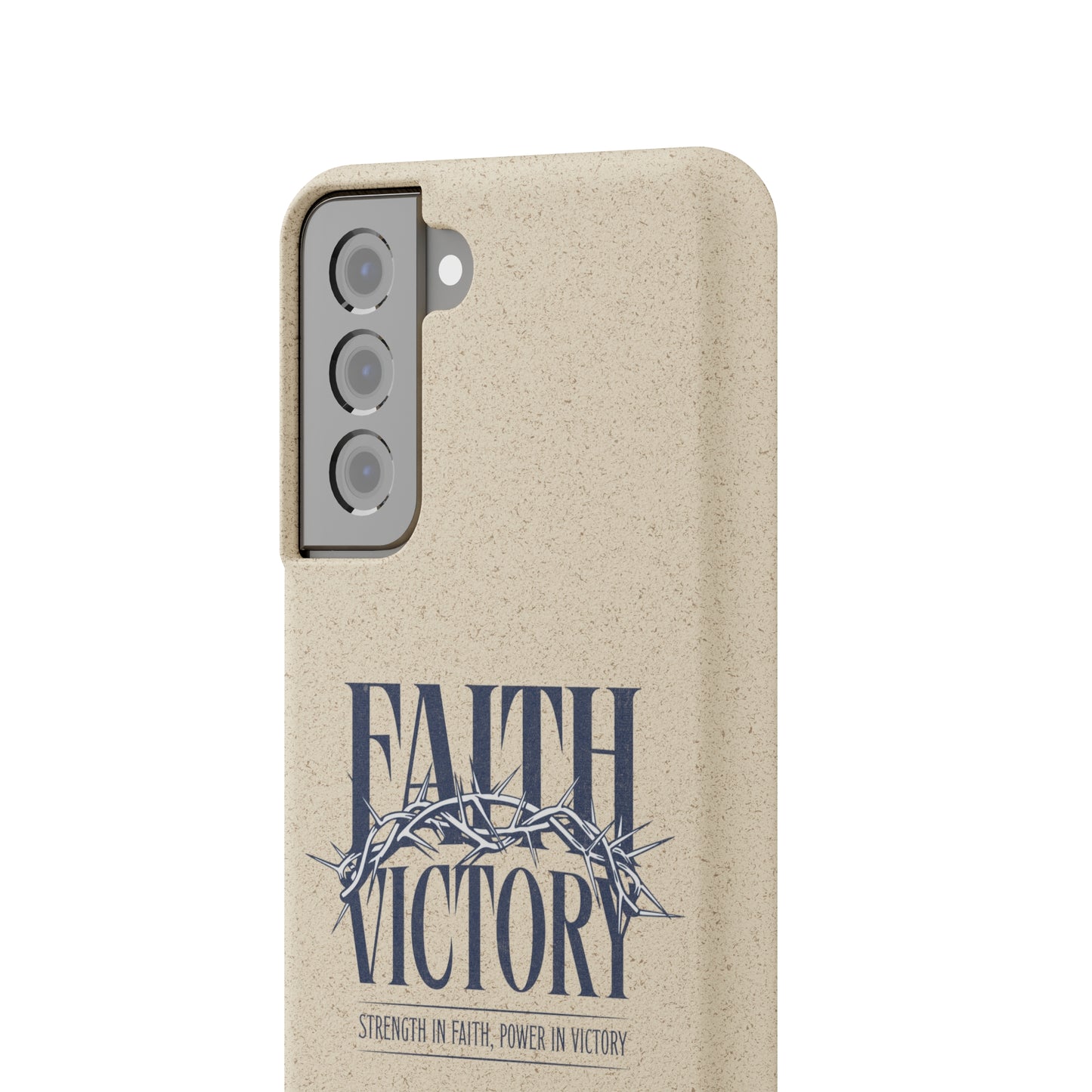 Biodegradable Phone Case - Faith & Victory Design