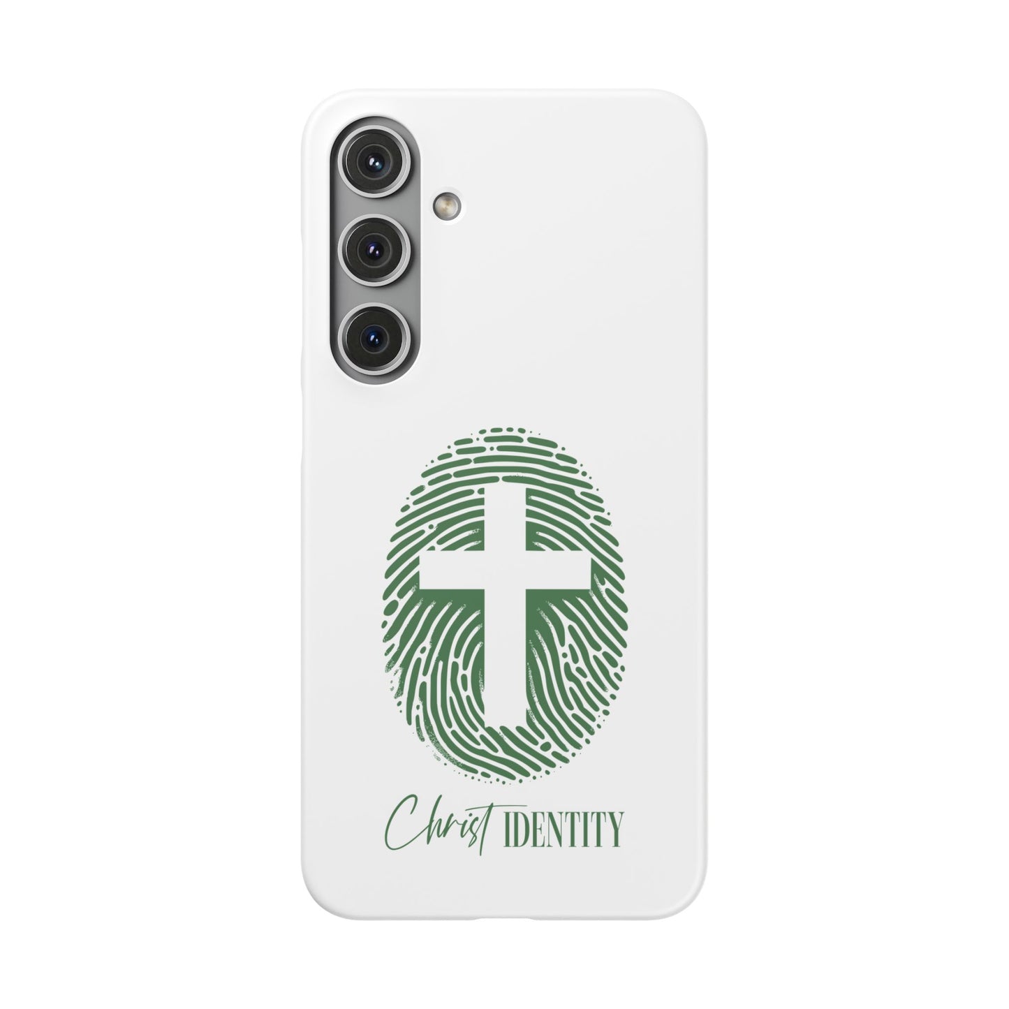 Inspirational Christ Identity Snap Case - Faith-Based Phone Cover