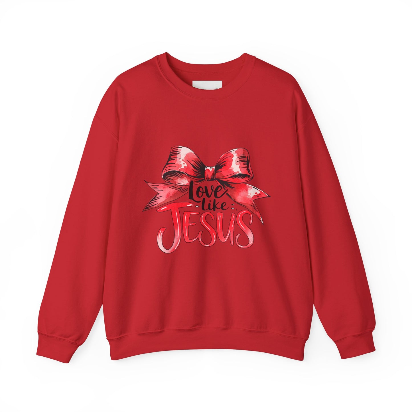 Love Like Jesus Sweatshirt | Inspirational Crewneck | Faith-Based Apparel | Christian Gift | Cozy Church Wear, Religious Motivation,