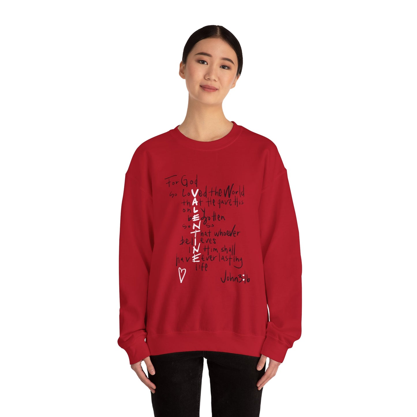 For God So Loved The World Sweatshirt, Jesus Is My Valentine Shirt, Religious Valentines Day Tee, Christian Gift, Valentines Shirt