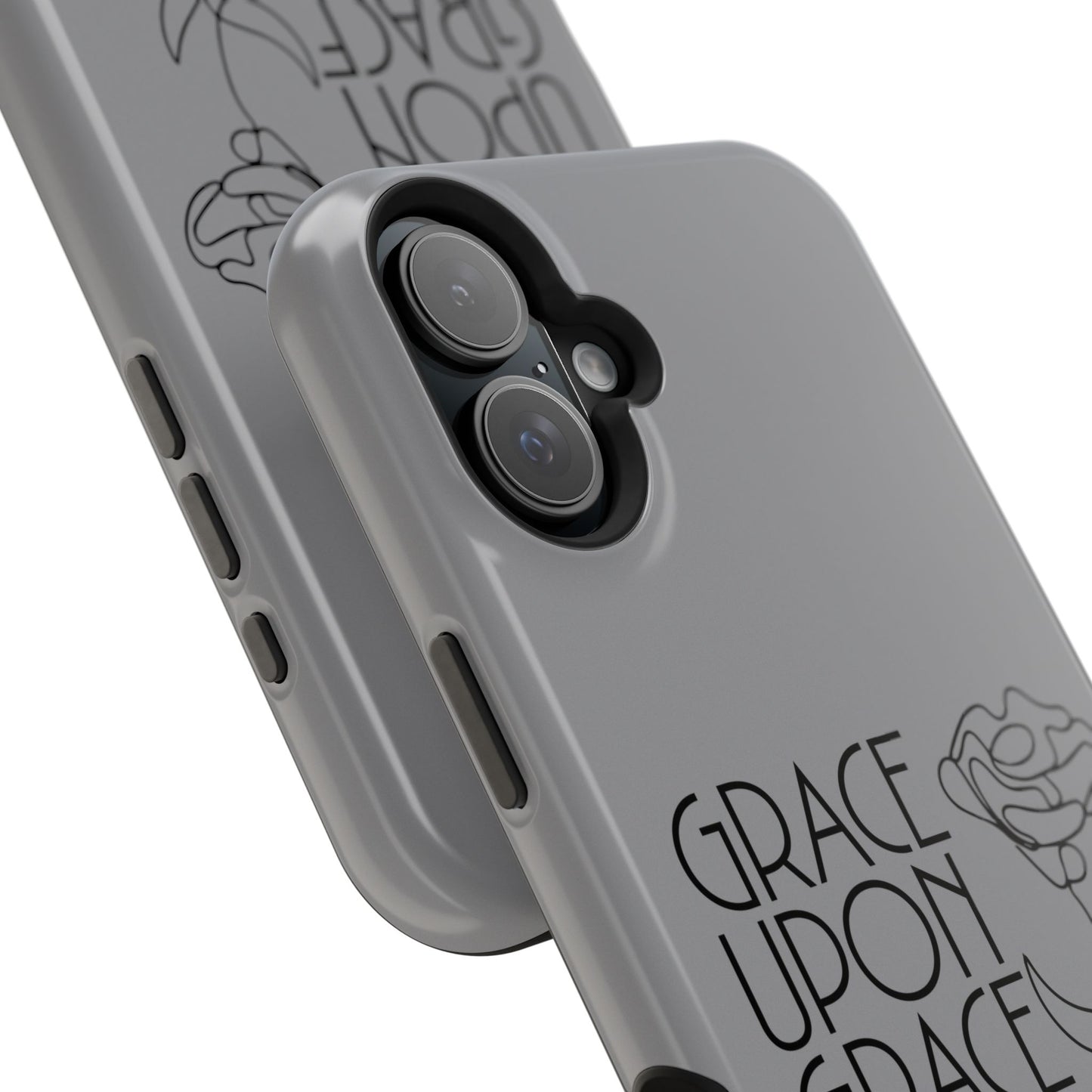 Inspirational Magnetic Phone Case - 'Grace Upon Grace' Design