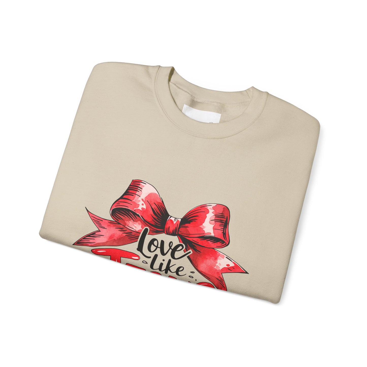 Love Like Jesus Sweatshirt | Inspirational Crewneck | Faith-Based Apparel | Christian Gift | Cozy Church Wear, Religious Motivation,