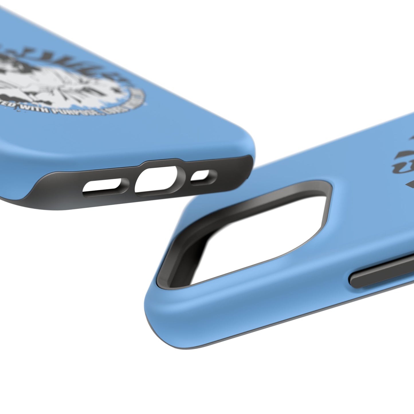 Durable Impact-Resistant Phone Case - 'Created with Purpose, Loved Without Limits' Design