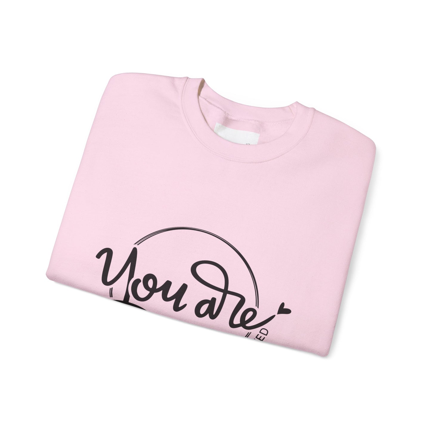 You Are Beautiful Crewneck Sweatshirt, Motivational Sweatshirt, Gifts for Her, Self-Love Apparel, Inspirational Clothing