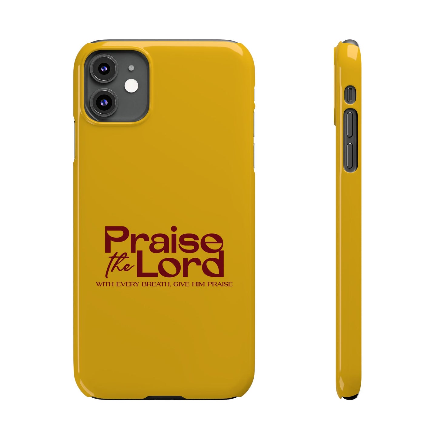 Praise the Lord Slim Phone Case - Inspirational Christian Design