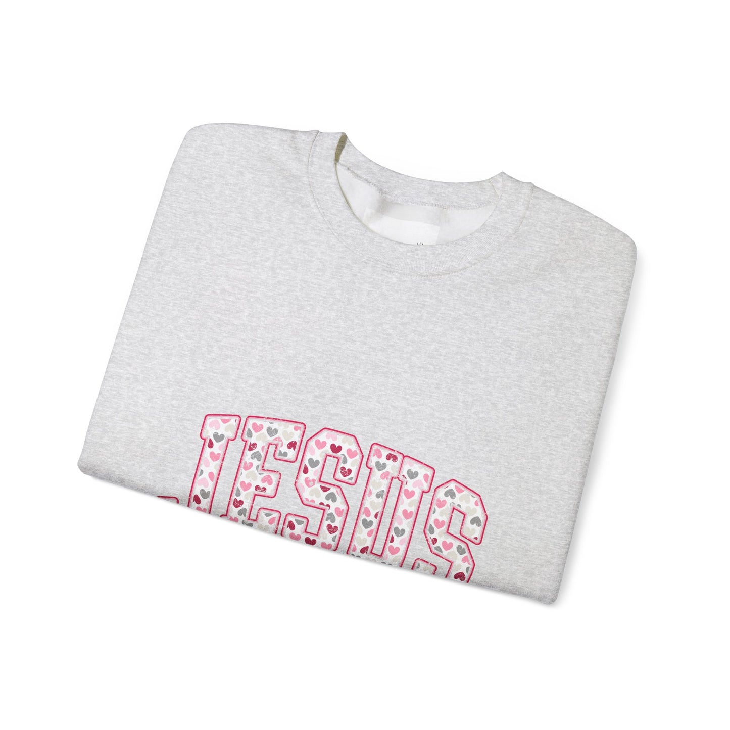 Inspirational Jesus Crewneck Sweatshirt - Faith-Based Apparel, Christian Gift, Cozy Style, Casual Wear, Spiritual Vibe