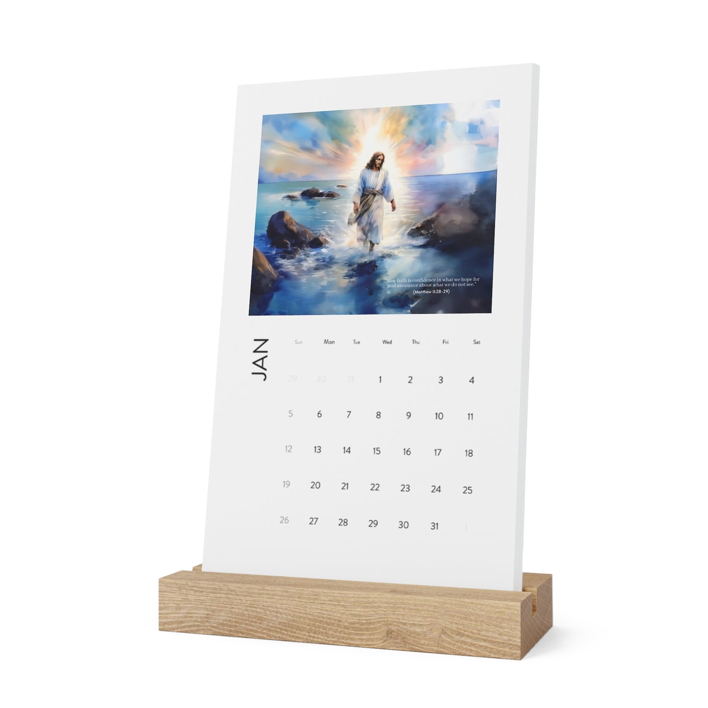 2025 Vertical Desk Calendar, Minimalist Art Calendar, Home Office Decor, Gift for Organizers, Modern Desk Accessory