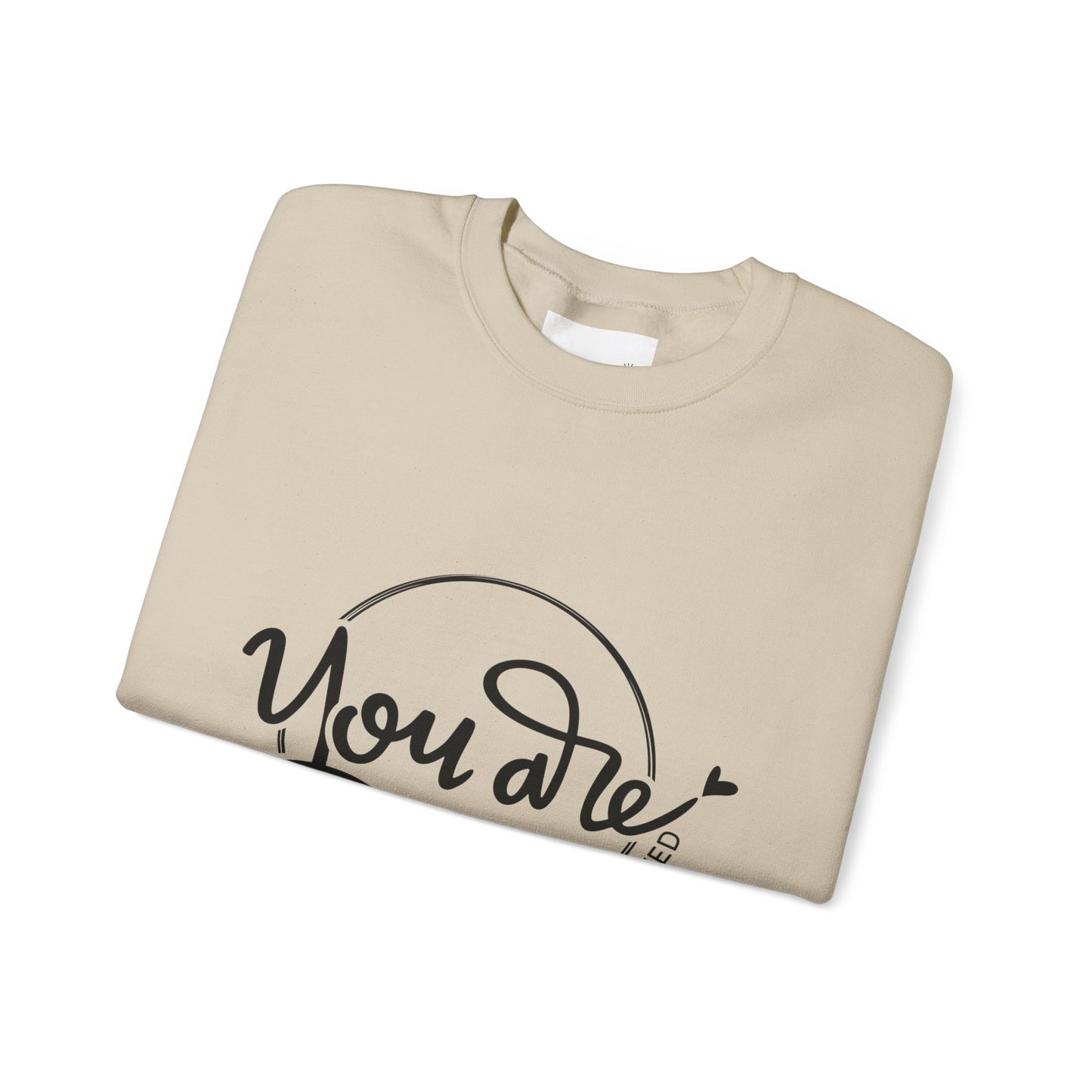You Are Beautiful Crewneck Sweatshirt, Motivational Sweatshirt, Gifts for Her, Self-Love Apparel, Inspirational Clothing