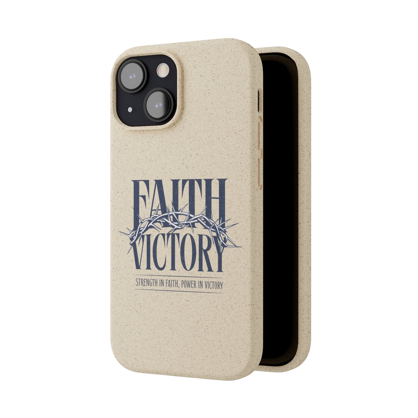 Biodegradable Phone Case - Faith & Victory Design