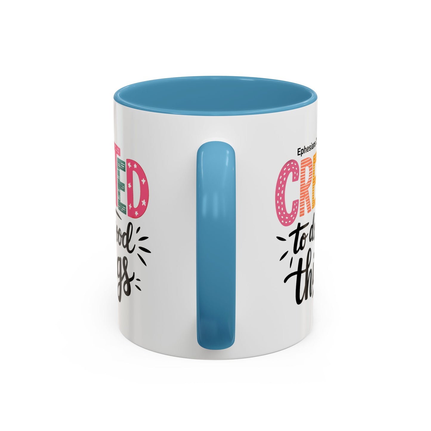 Inspirational Accent Coffee Mug - Perfect for Gifts, Home Decor, Faith-Based Inspirations, Motivational Quotes, Christian Encouragement