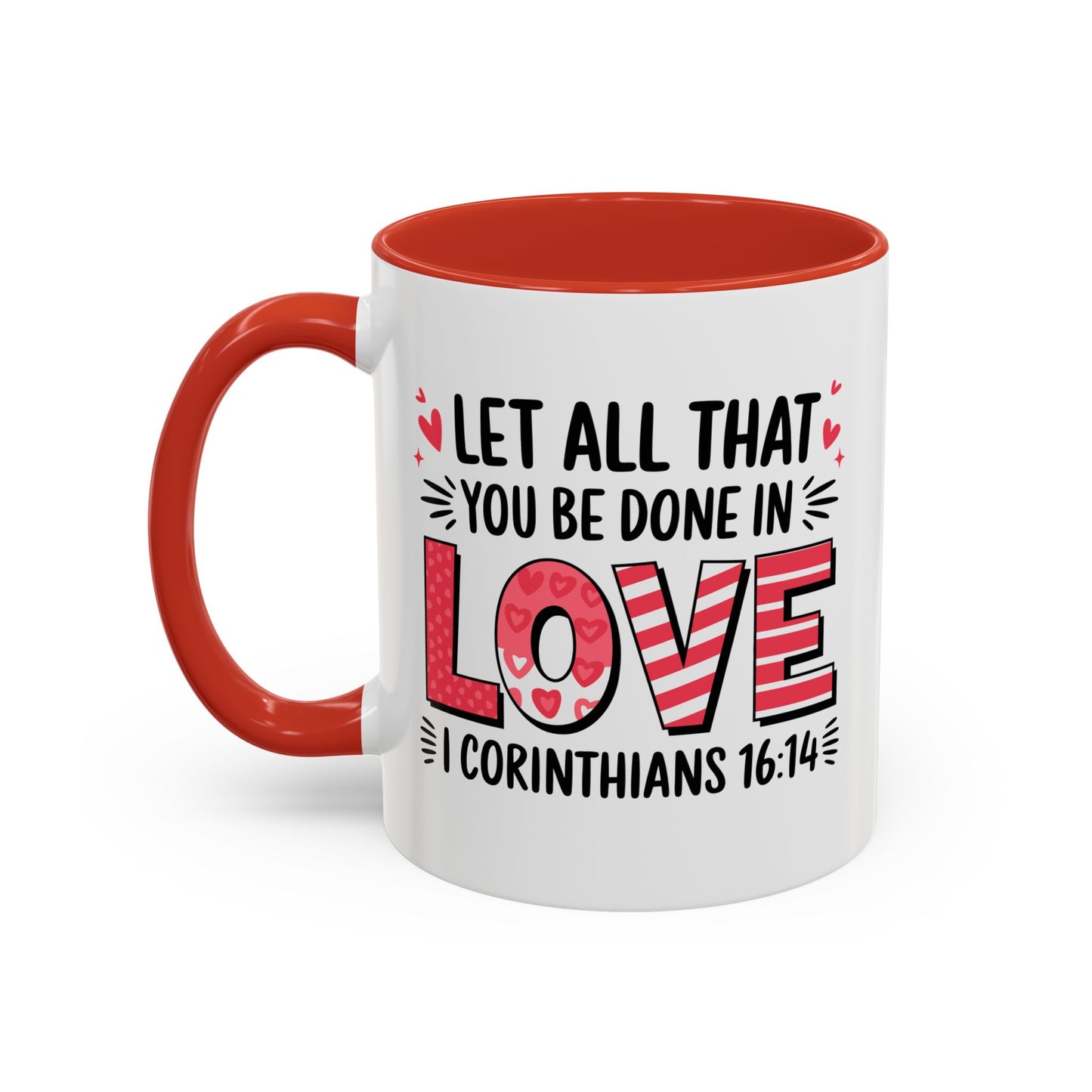 Inspirational Love Coffee Mug - Perfect for Gift Giving, Home, Office, Motivational Design, Valentine's Day Mug, Christian Gift