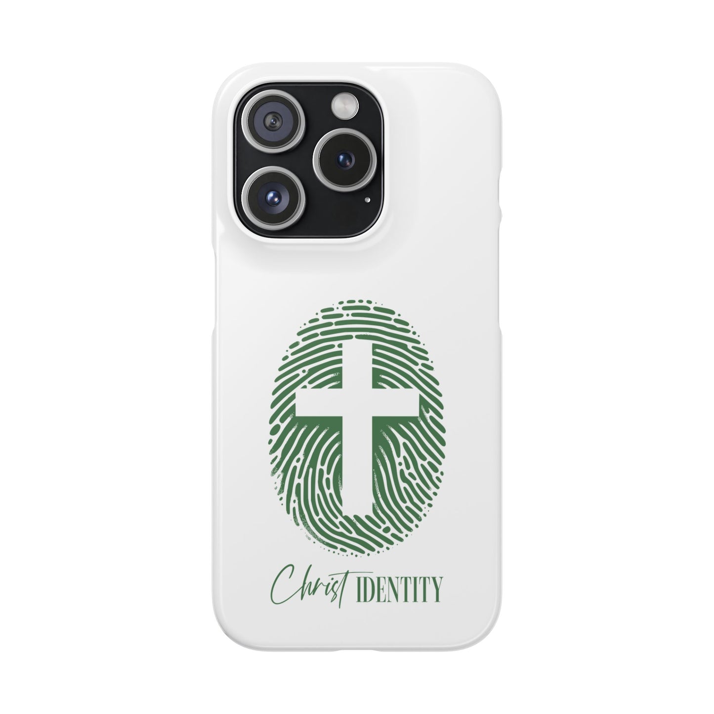 Inspirational Christ Identity Snap Case - Faith-Based Phone Cover