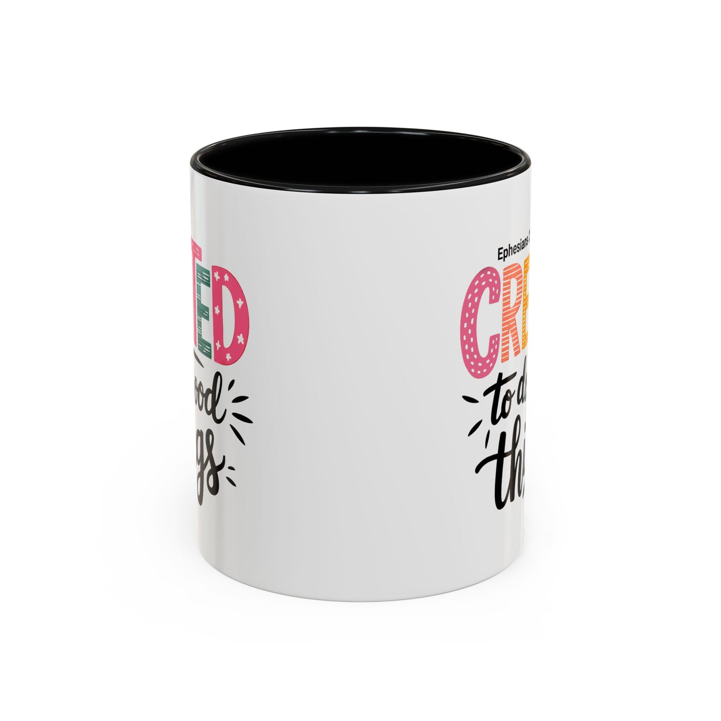 Inspirational Accent Coffee Mug - Perfect for Gifts, Home Decor, Faith-Based Inspirations, Motivational Quotes, Christian Encouragement