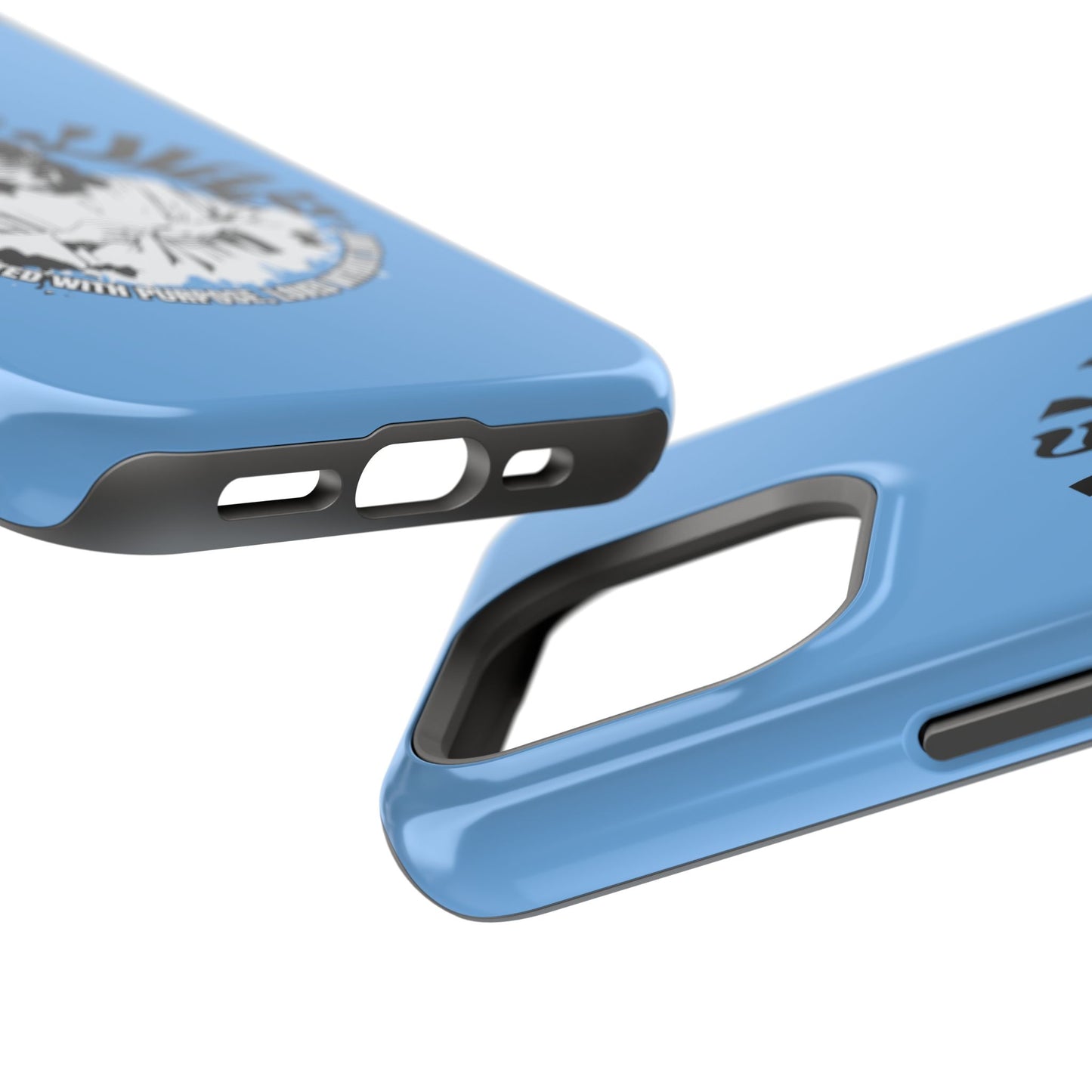 Durable Impact-Resistant Phone Case - 'Created with Purpose, Loved Without Limits' Design