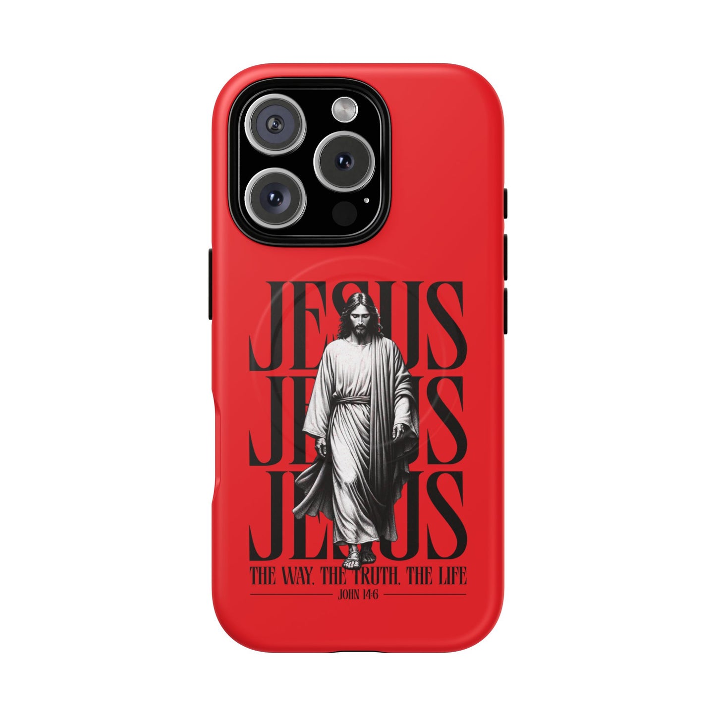 Faith-Inspired Tough Magnetic Phone Case - Jesus The Way, The Truth, The Life