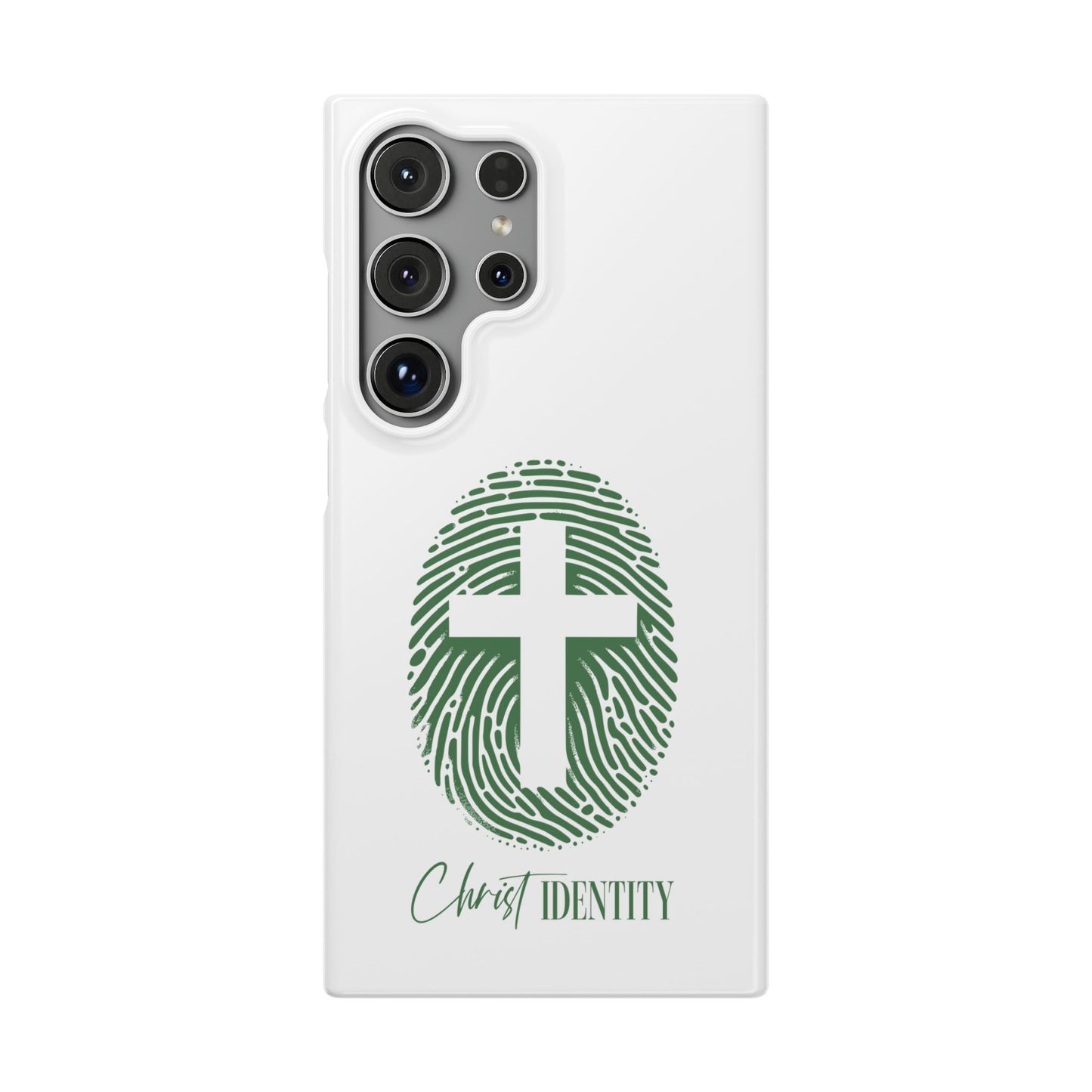 Inspirational Christ Identity Snap Case - Faith-Based Phone Cover