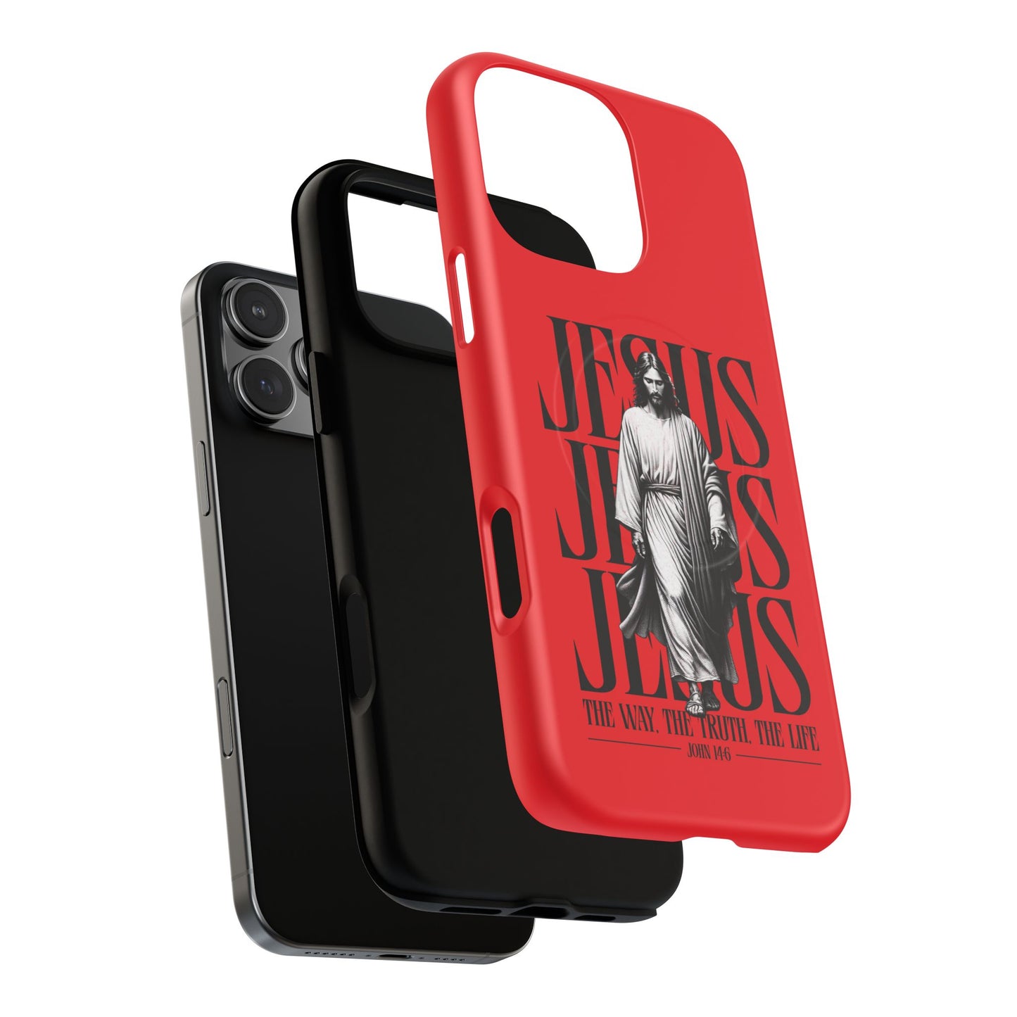 Faith-Inspired Tough Magnetic Phone Case - Jesus The Way, The Truth, The Life