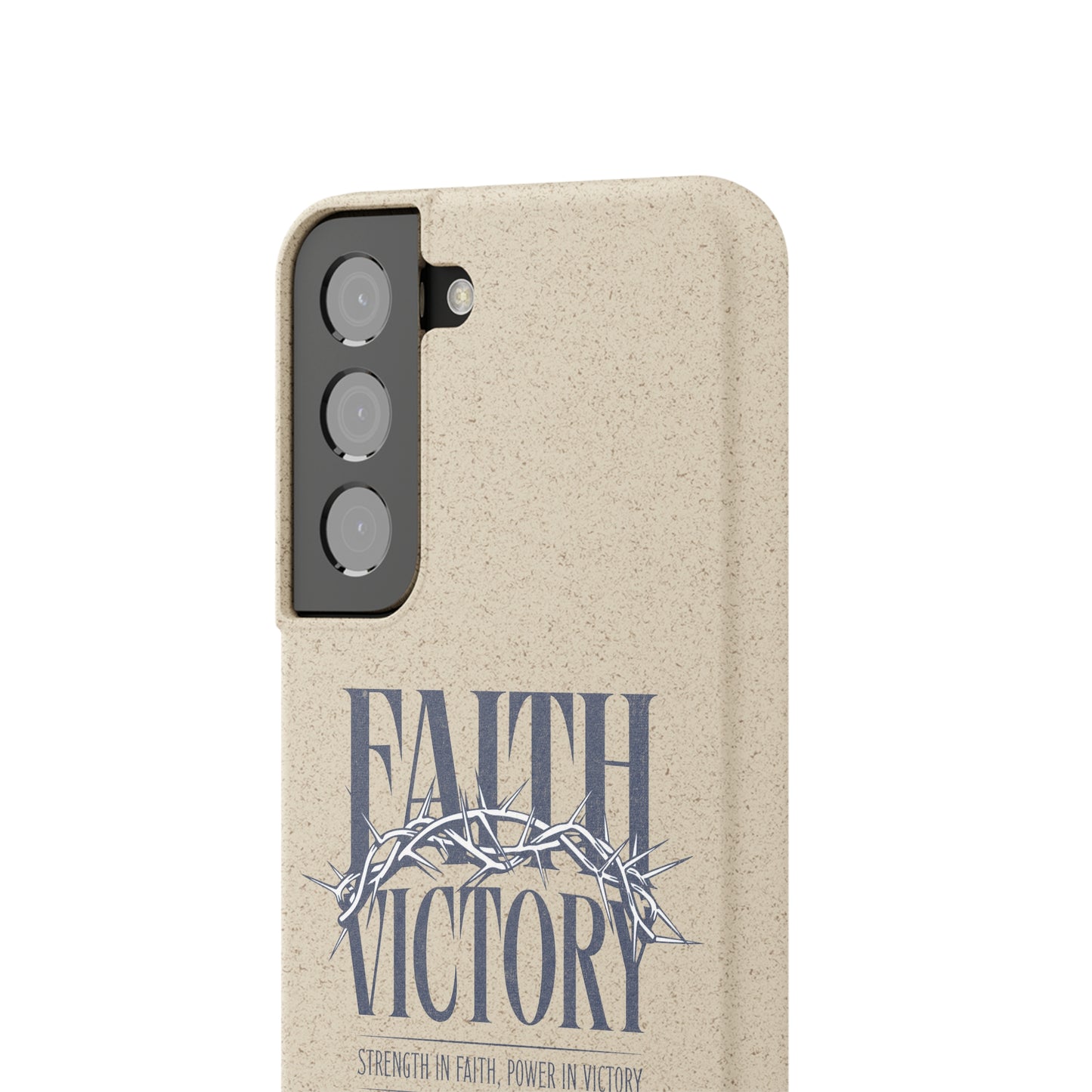 Biodegradable Phone Case - Faith & Victory Design