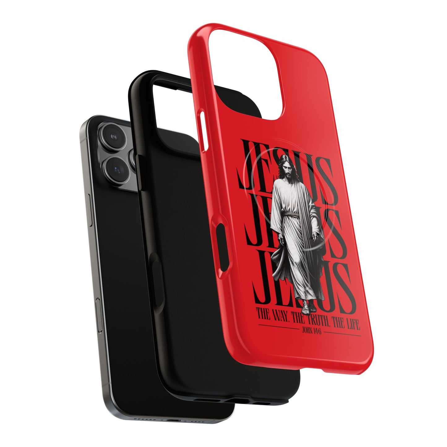 Faith-Inspired Tough Magnetic Phone Case - Jesus The Way, The Truth, The Life