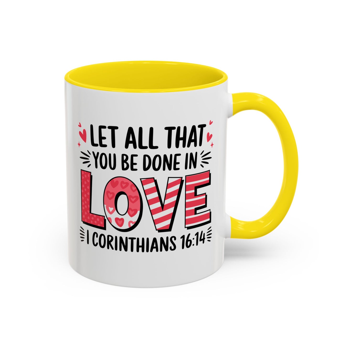 Inspirational Love Coffee Mug - Perfect for Gift Giving, Home, Office, Motivational Design, Valentine's Day Mug, Christian Gift