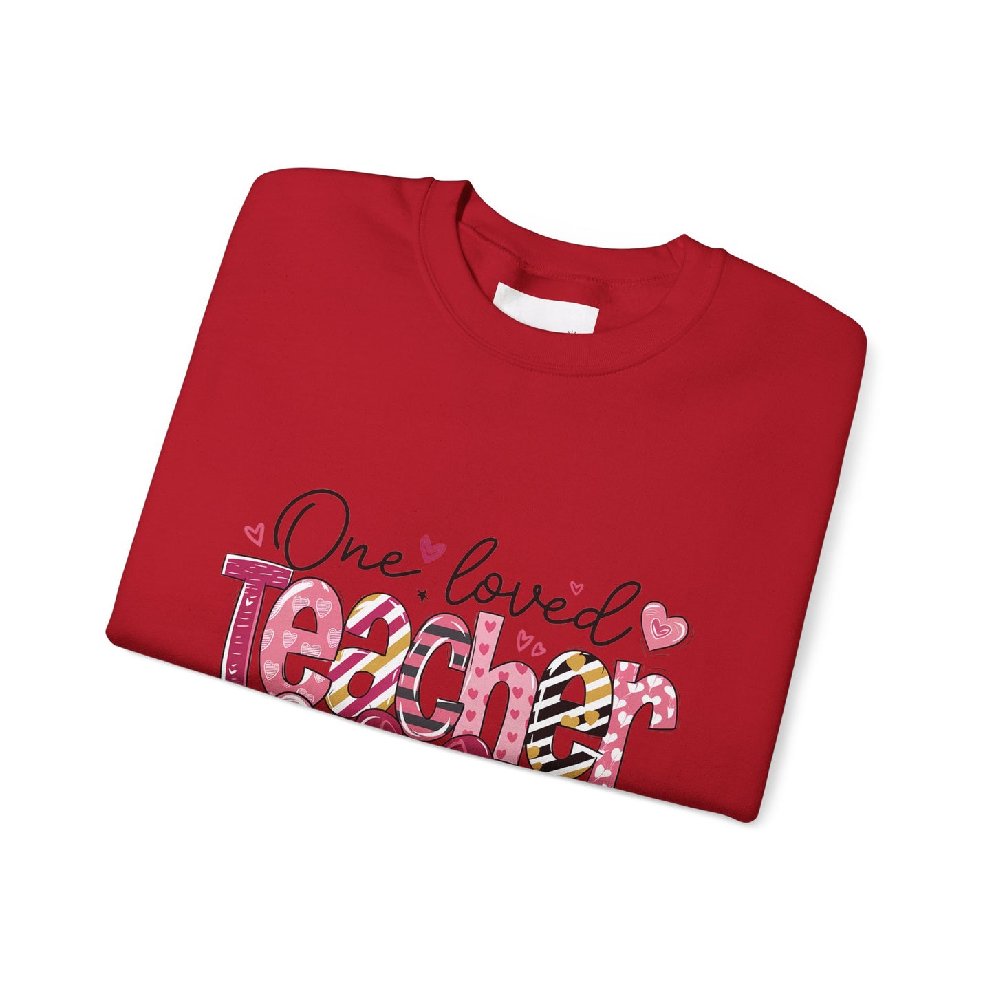 One Loved Teacher Sweatshirt, Gift for Teacher, Educational Apparel, Teacher Appreciation, Classroom Style, Unisex Crewneck