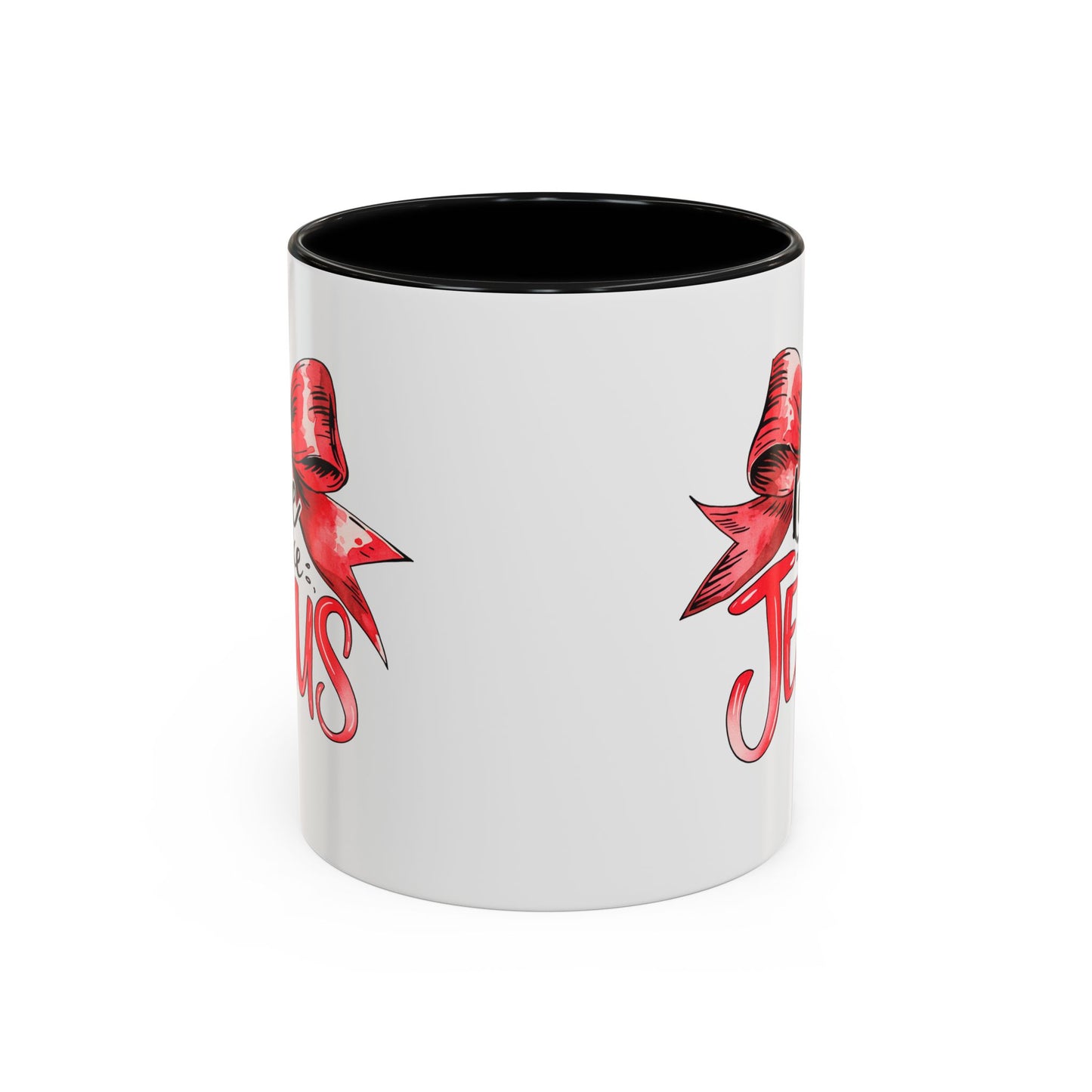 Love Like Jesus Accent Coffee Mug, Inspirational Gift, Unique Ceramic Mug, Christian Decor, Faith-Based Present, Daily Motivation