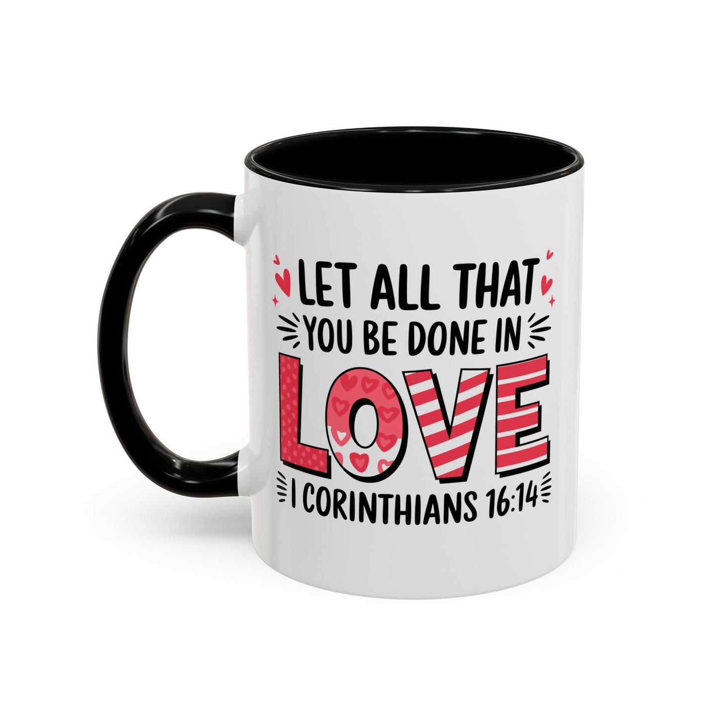 Inspirational Love Coffee Mug - Perfect for Gift Giving, Home, Office, Motivational Design, Valentine's Day Mug, Christian Gift