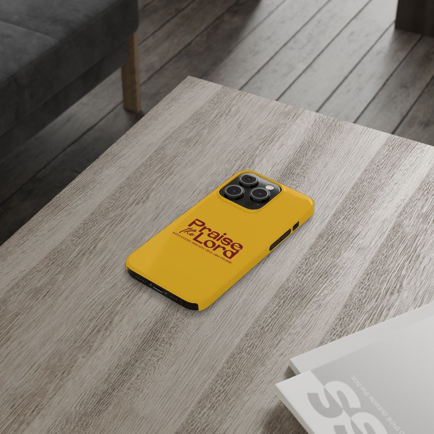 Praise the Lord Slim Phone Case - Inspirational Christian Design