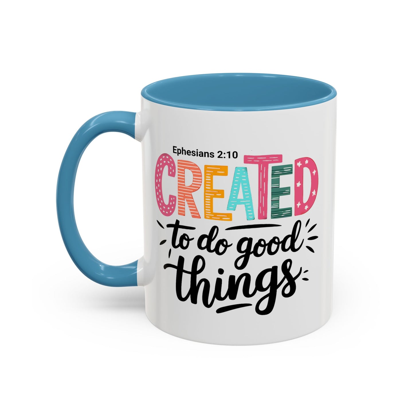 Inspirational Accent Coffee Mug - Perfect for Gifts, Home Decor, Faith-Based Inspirations, Motivational Quotes, Christian Encouragement