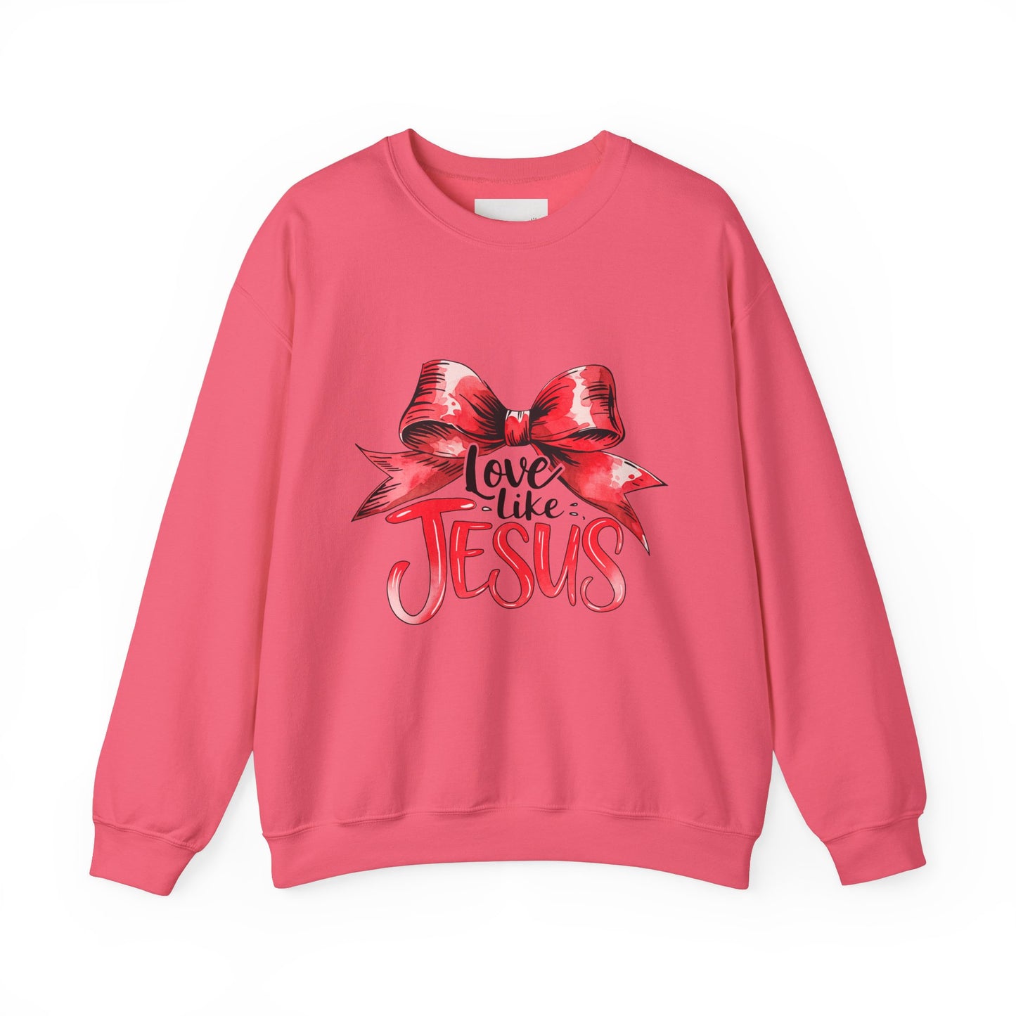 Love Like Jesus Sweatshirt | Inspirational Crewneck | Faith-Based Apparel | Christian Gift | Cozy Church Wear, Religious Motivation,