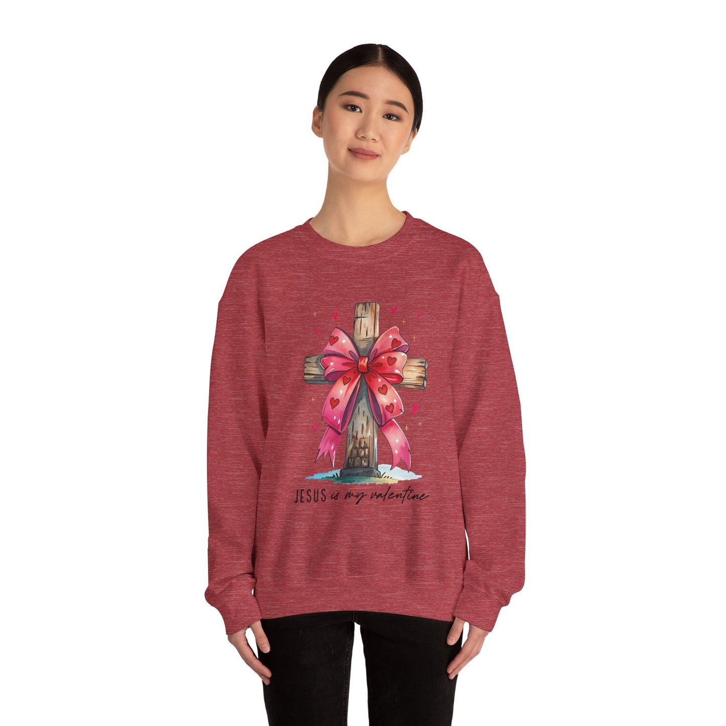 Faith-Inspired Crewneck Sweatshirt, Cozy Christian Gift, Jesus Love Apparel, Church Sweatshirt, Cute Casual Outfit