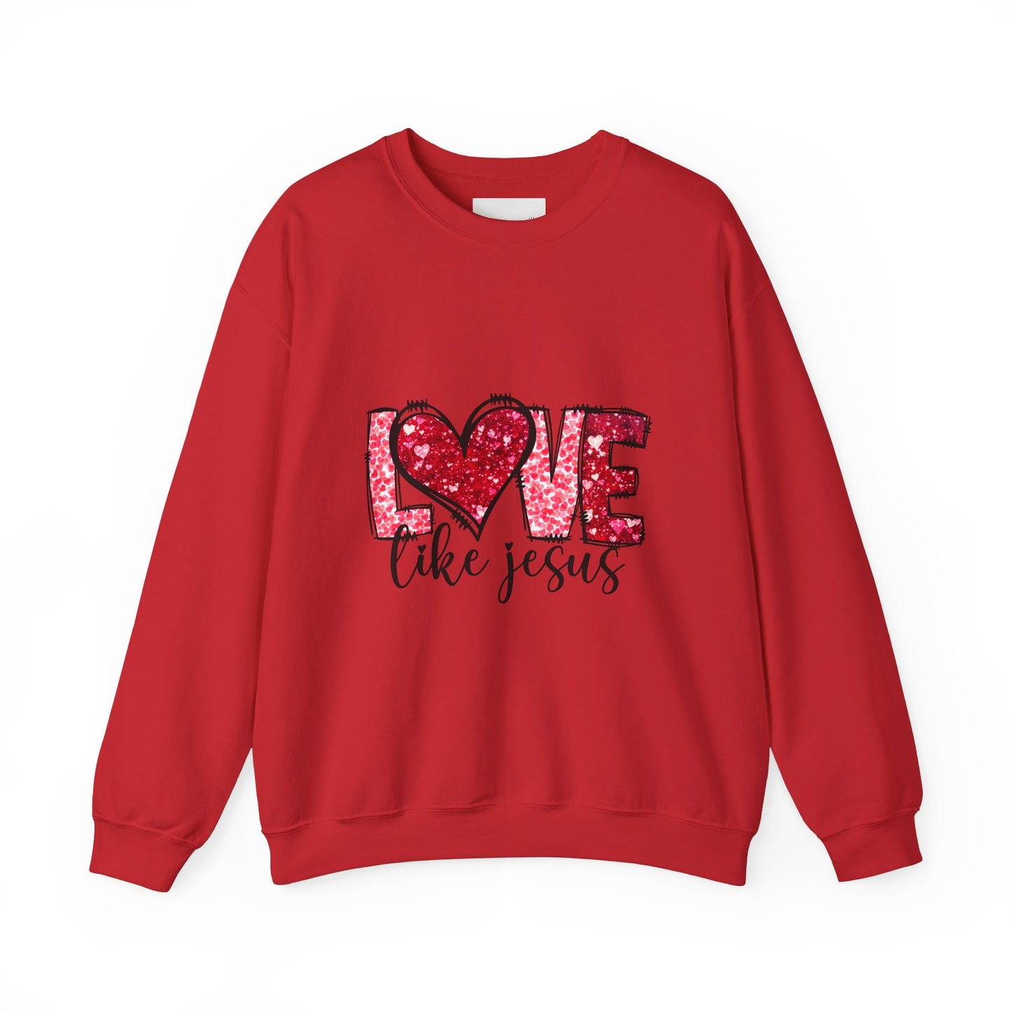 Love Like Jesus Crewneck Sweatshirt, Faithful Christians Gift, Cozy Christian Apparel, Inspirational Sweatshirt, Religious Gifts