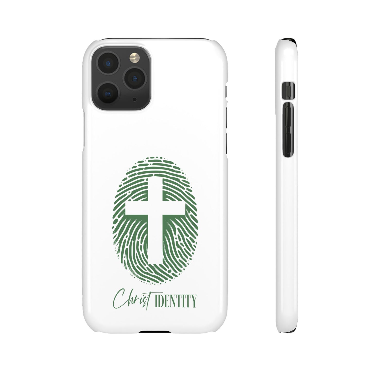 Inspirational Christ Identity Snap Case - Faith-Based Phone Cover